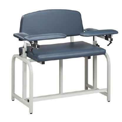 Picture of Blood Drawing Chair Lab X Series Bariatric Extra Tall Padded Flip Up Arm Warm Gray66099B-3WG