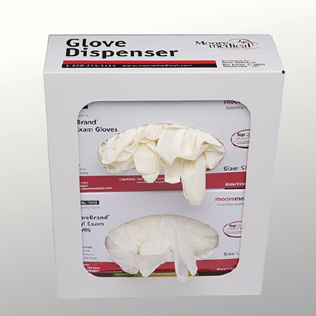 Picture of Glove Dispenser McKesson Wall Mounted 2-Box Capacity White 12 X 10 X 4 Inch SteelGH2-MK