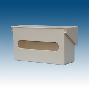 Picture of Glove Box Holder Horizontal Mounted 1-Box Capacity Putty 3-1/2 X 3-7/8 X 11 Inch Plastic148002