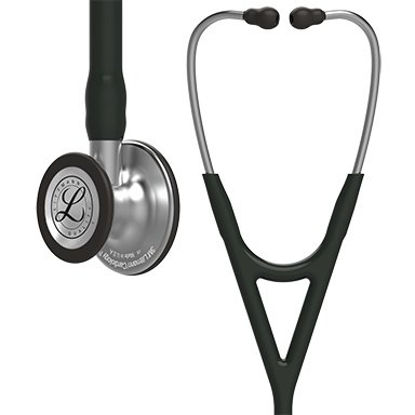 Picture of Cardiology Stethoscope 3M™ Littmann® Cardiology IV™ Black 1-Tube 22 Inch Tube Double-Sided Chestpiece6151