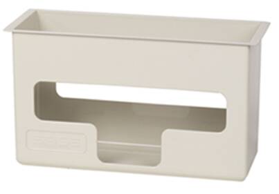 Picture of Glove Box Holder P2® Horizontal or Vertical Mounted 1-Box Capacity White 4-1/2 X 7 X 12 Inch Plastic8562