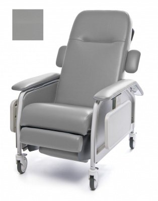 Picture of Clinical Care 3-Position Recliner Lumex® Dove Patriot Plus Fabric Four Tente® Swivel Caster, Three Locking CasterFR577RG8567