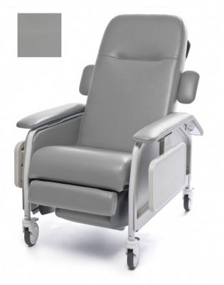 Picture of Clinical Care 3-Position Recliner Lumex® Dove Patriot Plus Fabric Four Tente® Swivel Caster, Three Locking CasterFR577RG8567