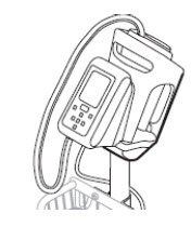 Picture of Power Cord For Blood Pressure Monitoring ProBP 3400 Mobile StandPWCD-5WT-B