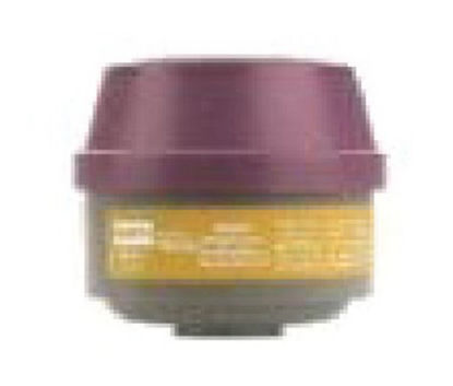 Picture of Low-Profile Cartridges/P100 Filter Combination Olive, Magenta, NIOSH, 42CFR84 Certifications, Filter Cartridge For Respirator19-003-313B