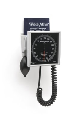 Picture of Freestanding Aneroid Sphygmomanometer with Cuff Tycos® 2-Tube Mobile Adult Large Cuff7670-03CB
