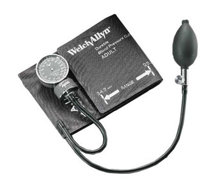 Picture of Aneroid Sphygmomanometer with Cuff Welch Allyn™ 2-Tube Pocket Size Hand Held Adult Size 12 Cuff5090-41