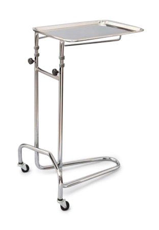 Picture of Mayo Instrument Stand McKesson 50 lbs. 1 Tray 21 W X 20 D Inch 37 - 53 Inch 16-3/4 X 21-1/2 Inch63-4366
