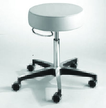 Picture of Exam Stool McKesson Backless Pneumatic Height Adjustment 5 Casters Putty81-11001US403