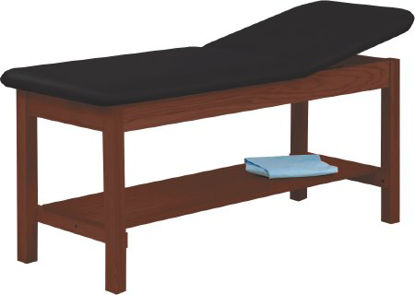 Picture of H-Brace Exam Table McKesson Fixed Height 400 lbs. Weight Capacity2063-BLKDCHRY