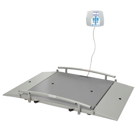 Picture of Wheelchair Scale Health O Meter® Digital LCD Display 1000 lbs. / 454 kg Capacity Gray AC Adapter / Battery Operated2650KL