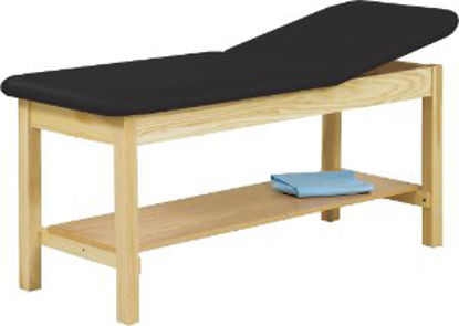 Picture of H-Brace Exam Table McKesson Fixed Height 400 lbs. Weight Capacity2063-BLKNAT