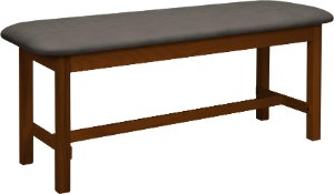 Picture of H-Brace Exam Table McKesson Fixed Height 400 lbs. Weight Capacity2060F-GNMTLDCHRY