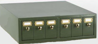 Picture of Slide Storage Cabinet McKesson Metal 6 Dual Slotted Drawers177-513500G