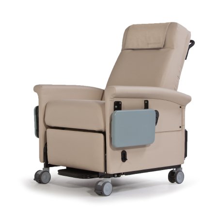 Picture of Bariatric Transport Manual Recliner McKesson Natural VinylMCK660T09-TS7