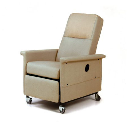 Picture of Medical Manual Recliner McKesson Natural Four 3 Inch CastersMCK596T09