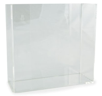 Picture of Glove Box Holder McKesson Horizontal Mounted 2-Box Capacity Clear 4-1/4 X 10 X 11 Inch Plastic3112
