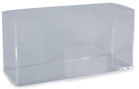 Picture of Glove Box Holder McKesson Horizontal Mounted 1-Box Capacity Clear 4 X 6.5 X 10.5 Inch Plastic3111