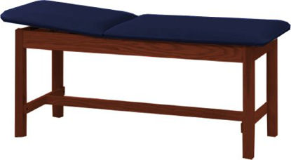 Picture of H-Brace Exam Table McKesson Fixed Height 400 lbs. Weight Capacity2060-RYLBLDCHRY