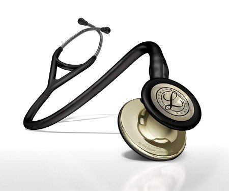 Picture of Cardiology Stethoscope 3M™ Littmann® Cardiology IV™ Black 1-Tube 22 Inch Tube Double-Sided Chestpiece6179