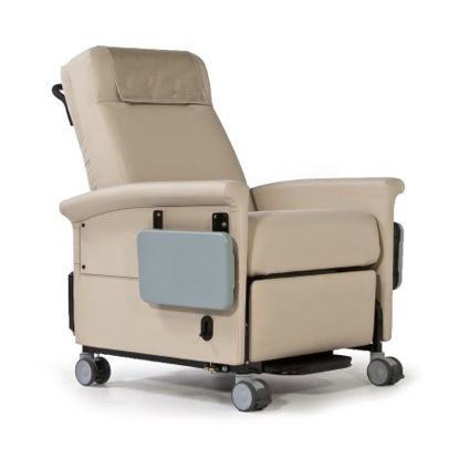 Picture of Bariatric Transport Power Recliner McKesson Natural VinylMCK66PT09-TS7