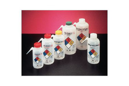 Picture of Safety Wash Bottle Nalgene™ Vented Unitary™ Right-to-Know Distilled Water Label LDPE 500 mL (16 oz.)16210-923