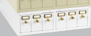 Picture of Slide Storage Cabinet McKesson Metal 6 Dual Slotted Drawers177-513500W