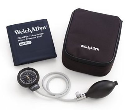 Picture of Aneroid Sphygmomanometer with Cuff Tycos® 2-Tube Pocket Size Hand Held Adult Size 11 CuffDS48-11