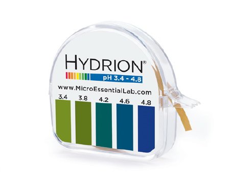 Picture of pH Paper in Dispenser Hydrion™ 3.4 to 4.814853150C