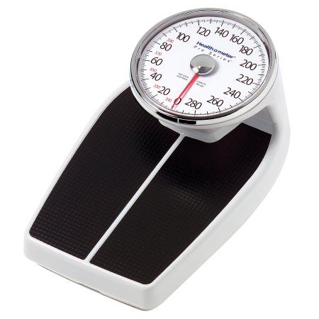 Picture of Floor Scale Health O Meter® Dial Display 400 lbs. Capacity Black / White Analog160LBS