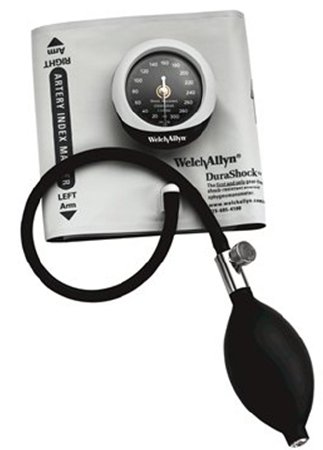 Picture of Aneroid Sphygmomanometer with Cuff DuraShock® 2-Tube Pocket Size Hand Held Adult Size 13 CuffDS45-13CB