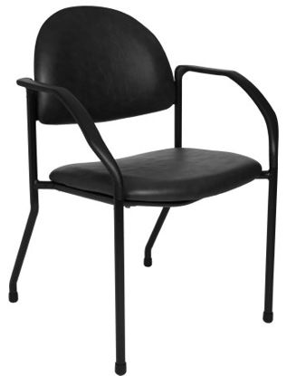 Picture of Side Chair McKesson Blue Fog Fixed Armrests Poly-Foam Upholstery81-1200-12