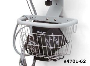 Picture of Wall Mount Spot Vital Signs® With Basket For use with Devices 4200B-E1, 420TB-E1, 42N0B-E1, 42NTB-E1, 42MTB-E1, 42M0B-E14701-62
