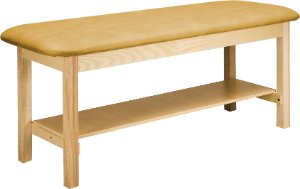 Picture of H-Brace Exam Table McKesson Fixed Height 400 lbs. Weight Capacity2063F-DTANNAT