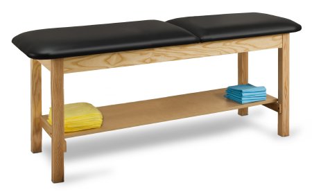 Picture of H-Brace Exam Table McKesson Fixed Height 400 lbs. Weight Capacity2064-BLKNAT