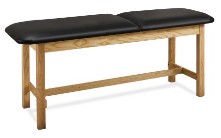 Picture of H-Brace Exam Table McKesson Fixed Height 400 lbs. Weight Capacity2061-BLKNAT
