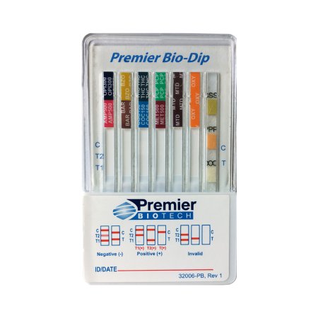 Picture of Drugs of Abuse Test Bio-Dip™ 5-Drug Panel AMP500, BZO300, COC150, OPI2000, THC50 Urine Sample 5 TestsPDA-5ZO2-5