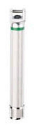 Picture of Laryngoscope Handle Welch Allyn® Greenline FiberOptic 2.5 Volt Small Penlight Handle60814