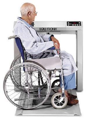 Picture of Wheelchair Scale Scale-Tronix®  Digital Display 660 lbs. Capacity Battery Operated6202-XX-B