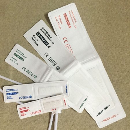 Picture of Blood Pressure Cuff Set WelchAllyn® Infant Arm Multi Cuff Sizes Soft Fabric CuffNEO-MLT-1