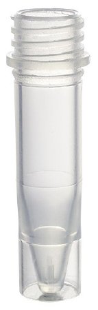 Picture of Micrewtube® Microcentrifuge Tube Skirted Bottom Plain 12.8 X 44 mm 1.5 mL Without Color Coding Screw Cap Polypropylene TubeT341-4TLST