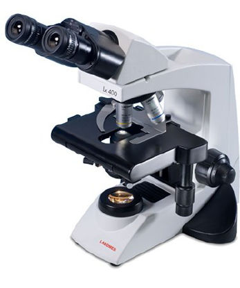 Picture of Lx400 Microscope Siedentopf Type Trinocular Head DIN Plan Achromatic 4X, 10X, 40X, 100X 100 to 240VAC, 50/60Hz Mechanical Stage9126002