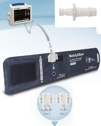 Picture of Blood Pressure Cuff FlexiPort® Adult Arm Medium Cuff 25 - 34 cm Nylon CuffREUSE-11L-1HP