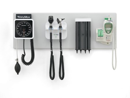 Picture of Integrated Wall System Green Series™ 777 GS 777 Wall Transformer, Coaxial Ophthalmoscope, Pneumatic Otoscope, Wall Aneroid77798