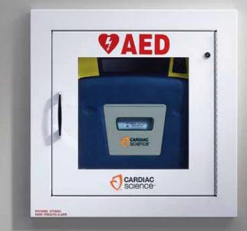 Picture of AED Cabinet Wall Mount Stainless Steel with Plastic Front 2 Keyed50-00400-30
