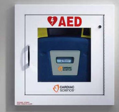 Picture of AED Cabinet Wall Mount Stainless Steel with Plastic Front 2 Keyed50-00400-30