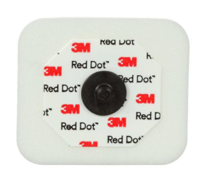 Picture of ECG Snap Electrode 3M™ Red Dot™ Monitoring Radiolucent 3 per Pack2268-3