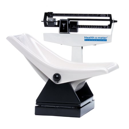 Picture of Baby Scale Health O Meter® Balance Beam Display 130 lbs. Capacity Black / Cream Analog1524KL