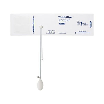 Picture of Blood Pressure Cuff and Bulb FlexiPort® Adult Arm Size 11 Cuff 25 - 34 cm Cloth Fabric CuffSOFT-11-2BV