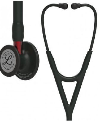 Picture of Cardiology Stethoscope 3M™ Littmann® Cardiology IV™ Black 2-Tube 27 Inch Tube Double-Sided Chestpiece6200
